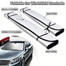 Car Sunshade, Reflective Sunshade With UV Protection And Sun Protection, Foldable Sunshade, Keeps Car Interior Cool, Available In 2 Models, Suitable For Multiple Car Models, Foldable Universal Car Sunshade, Windshield Sunshade, Car Accessories - Car Sunshade - View 2