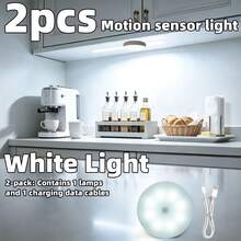 Đèn ngủ cảm biến chuyển động LED - Phát hiện PIR siêu nhạy, tự động bật/tắt từ hoàng hôn đến bình minh - Hoàn hảo cho tủ bếp, cầu thang, hành lang, phòng ngủ, phòng tắm và nhiều nơi khác. Có thể sạc lại, dễ dàng lắp đặt. - Đèn cảm biến chuyển động - Xem 9