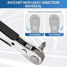 22-In-1 Right Angle Screwdriver Set, 36-Tooth Mini Ratchet Screwdriver, 90-Degree Offset Design, Suitable For Tight Spaces, Multi-Head Screwdriver, Compact And Portable, Perfect For DIY/Repair, Men's Gift! - Black - View 7