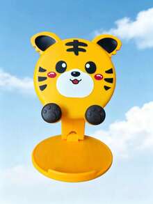 Cartoon Desktop Phone Holder, Creative Adjustable Foldable Phone Stand, Portable Slouchy Tablet Holder, Suitable For Study And Live Streaming, Easy Phone Storage - Multicolor - View 14