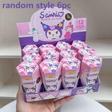 SANRIO 1/3/6/12pcs Authentic Hello Kitty Random Blind Box, Cute Cartoon Detachable Latex Doll Decoration For Car, Computer Monitor, Home, Desktop, Special Gift For Family And Friends - Multicolor - View 8