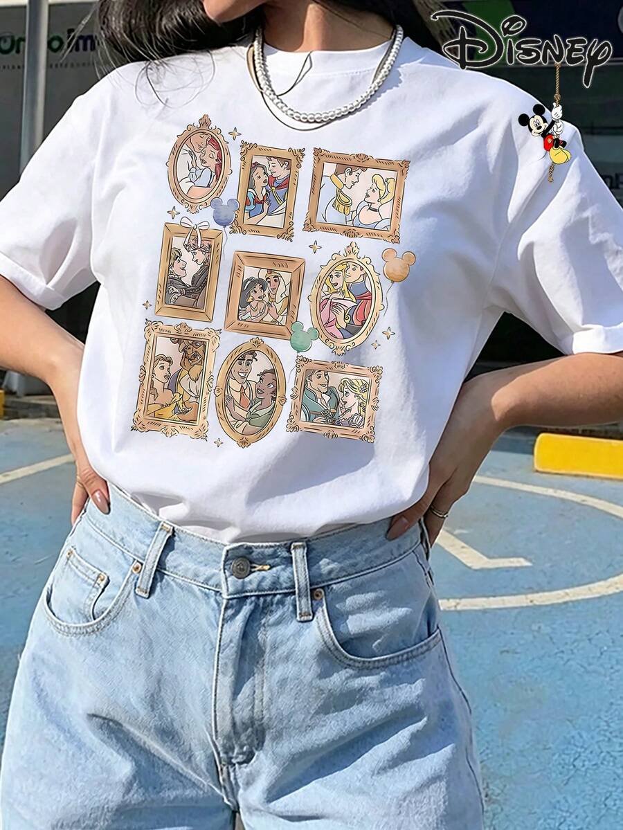 Disney Women T-Shirts - White - View 1