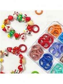 30/50 قطعة حلقات O-Rings من سبيكة الزنك بألوان عشوائية - مشابك معدنية متينة سريعة الفتح، مناسبة لصنع سلاسل المفاتيح DIY، أحزمة الكتف، أطواق الكلاب | سهلة الفتح/الإغلاق - متعدد الألوان - مشاهدة 9
