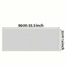 2D Flat Decorative Microwave Cover - Butterfly, Flower & Leaf Pattern Design, For Dust Protection, Modern Kitchen Appliance Protection And Home Decor - Grey - View 3