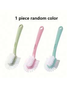 2pcs/Set Multi-Angle Shoe Brush, Light Green Polyester Fiber, Multi-Functional Tool For Laundry And Shoe Cleaning, Also Suitable For Home Cleaning - A - View 5