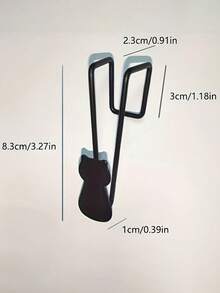 1pc Metal Hook, Creative, No Drilling, No Adhesive Key Bag Hook, Cartoon Cat, Door Back Coat Hook Hat Hook - Multicolor - View 4