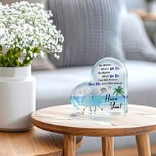 1pc Acrylic Decor, Soul Sister Gift "I Will Always Have You" | Uplifting Friendship Gift For Your Best Friend, Soul Sister And Female Partner | Unique Gift For Women, Creative Birthday Gift - 1PC - View 3
