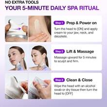 Krim Pijat Retinol untuk Leher dan Wajah dengan Kolagen, Krim Pengencang dan Pelembap untuk Perawatan Kulit Halus 80G - Pijat leher - View 10