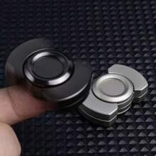 3-In-1 Zinc Alloy Magnetic Fidget Toy, Magnetic Push Coin, Rotatable Finger Spinner, EDC Tactile Feedback Pocket Stress Relief Toy, Office Leisure Stress Relief Toy, Smooth Rotation Strong Tactile Feedback Hand Stress Relief Small Object, Hobby Collection Player Toy, Rotating Spinner Soothe Anxiety Release Pressure, Unique Hand Fidget Toy For Teenagers And Adults - Multicolor - View 4