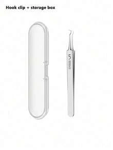 3pcs #5 Ultra-Fine Blackhead Removal Needles, Suitable For Normal Skin, Acne Removal Tools, Elegant Design Durable, Beauty Salon Facial Care Tools, Comes With Storage Bag - A - View 9