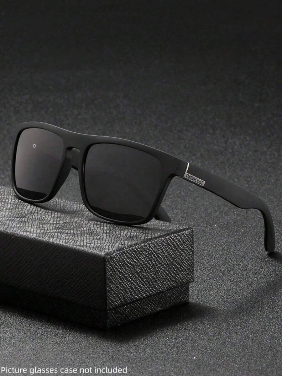 Men's Polarized Sunglasses, Retro Classic Cycling Glasses, Outdoor Sunglasses - Black - View 1