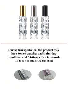2pcs 10ml Perfume Spray Bottles, Leak-Proof Transparent Refillable Perfume Travel Bottles, Mini Portable Pocket Size. Perfume Storage Glass Bottle Container, Liquid Dispenser, Essential Accessories For Beach Travel, Vacation Camping And Holidays. - Multicolor - View 11