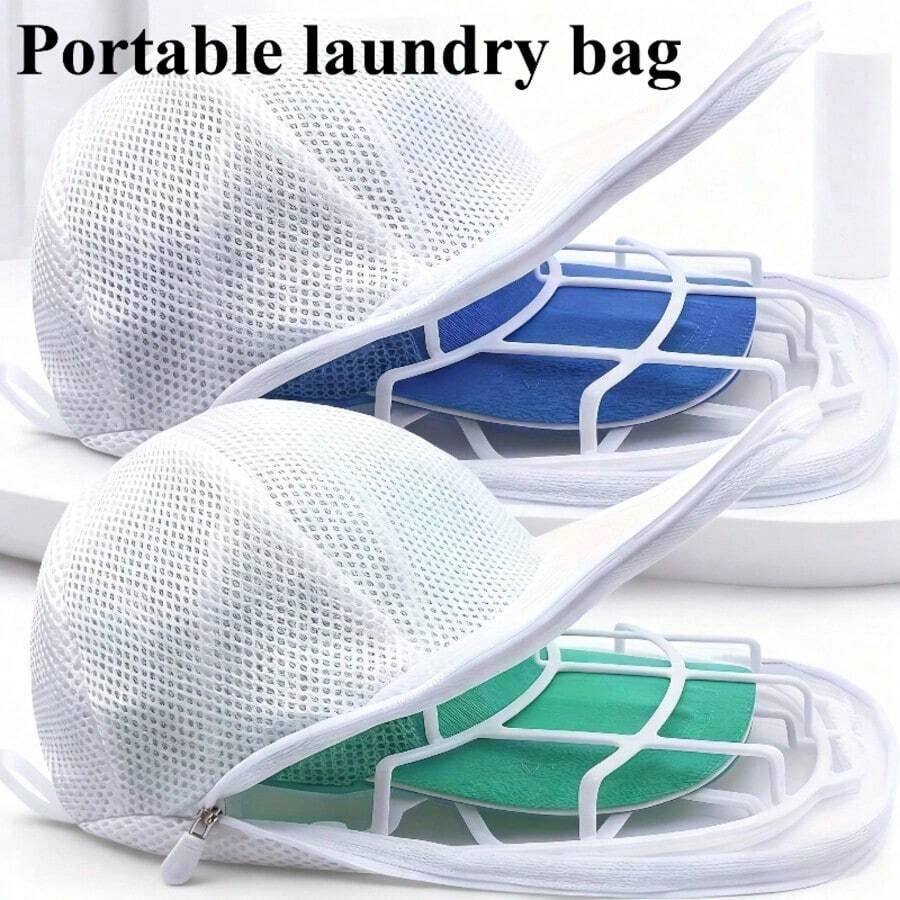 Baseball Cap Cleaning Rack, Laundry Bag Rack, Mesh Hat Washing Machine, Gentle Cleaning Device, Durable Hat Washing Cage With Drying Rack, Suitable For Machines