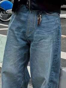 Boys' Summer Denim Jeans, Fashionable New Style - Blue - View 3