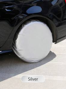 Universal 25-26 Inch Spare Tire Cover, Heavy Duty Waterproof UV Resistant Wheel Hub Protector, Dustproof Sun Protection Outdoor Tire Cover, Suitable For SUV, RV, Camper, Trailer - A - View 13