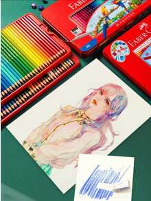 Astell Oil-Based Colored Pencil Set, Oil-Based Colored Pencils, 36/48/72/100 Colors - Q - View 2