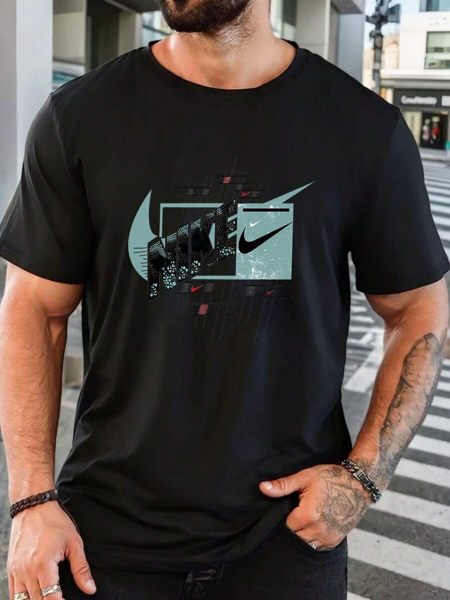 Camisetas de hombre - Negro - Ver 1
