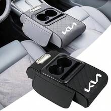 For KIA 1PC Multifunctional Auto Parts Car Armrest Pad Center Console Arm Rest Box Cover Protective Mat - Multicolor - View 3