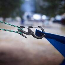 Carabiner Clip/Tightener, 2-3/4 In. - Silver Gates - View 4