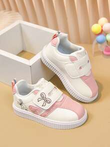 Infant Sports Shoes, Children Soft Bottom Rubber Anti-Slip Casual Sports Shoes, Baby Walking Shoes - Pink - View 3