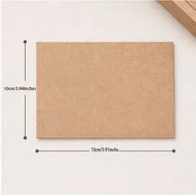 50pcs White/Black/Kraft Blank Index Cards 4x6 Inch 200g Thick Unlined Note Cards, Suitable For Postcards, Photo Paper, Recipe Cards - 10*15cm/3.86*5.8in - View 11