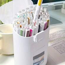 Pensil Warna Otomatis dengan Fitur Tekan untuk Menghapus, Isi Pensil Berbasis Minyak yang Dapat Diganti, Warna Campuran Profesional untuk Menggambar dan Melukis - A - View 4