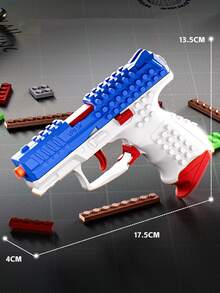 مسدس لعبة VP9 بإطلاق ، ألوان محاكية، قذائف، للأولاد، رصاصات ناعمة، مع ارتداد للخلف - متعدد الألوان - مشاهدة 11