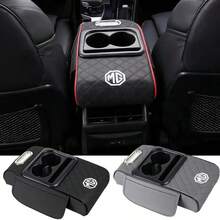 For MG, ZS, HS, MG4 Car Accessories 1PC Multifunctional Auto Parts Car Armrest Pad Center Console Arm Rest Box Cover Protective Mat - Multicolor - View 3