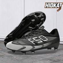 Hidkat Unisex Quick Attack Football Shoes, Flexible Sole, Enhanced Ball Control, Lightweight, Suitable For Artificial Turf Training And Matches, Adult Sports Shoes - Black - View 1