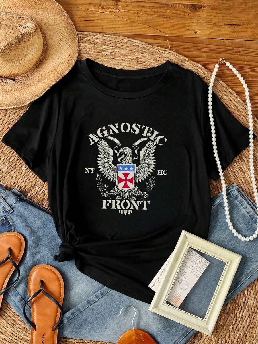 Women T-Shirts - 黑色 - 查看 1