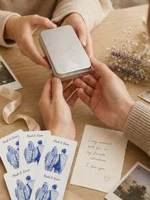 Customized Sketch Portrait Playing Cards, Personalized Name And Text Cards. Unique Souvenirs, Suitable For Giving To Close Friends Or Family Members. They Are Ideal Gifts For Birthdays, Anniversaries, Holidays, And For Preserving Precious Memories. - Multicolor - View 7