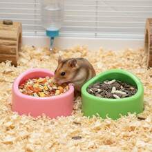 新款小動物餵食碗，倉鼠與鸚鵡用水碗，防潑濺、耐用且易清洗，適用於鳥類/小型寵物，籠內專用餵食器 - D - 查看 3