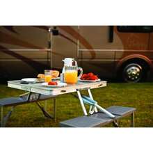 Outdoor Table & Chair Sets - White - View 2