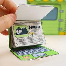 Mr. Crocodile Theme Quiet Book DIY Handmade Material Kit, Fun Crocodile Interactive Role-Play Game, Educational Stress Relief Toy For Children, Focus Training, Early Education Birthday Gift - Multicolor - View 8