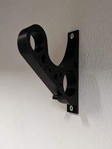 1pc Black Plastic Helmet Wall Mount, Sturdy Plastic Construction, Durable. Securely Holds Full Face Helmets Without Scratching. Rust-Resistant And Corrosion-Resistant Design, Suitable For Long-Term Daily Use, Easy Installation, Modern Design, Suitable For All Types Of Helmets - Multicolor - View 10