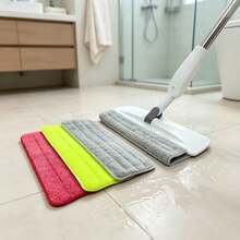 16.5 X 5.5 Inch Microfiber Spray Mop Pad, Reusable And Washable, Suitable For Mops, Ideal For Home, Kitchen And Commercial Floor Cleaning - Long Terms - View 2