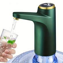 Dispensador De Agua Eléctrico Para Garrafon, Bomba de Agua Eléctrica, Inteligente Dispensador Elegante,Dispensador de agua portátil Botella de agua bomba es aplicable a universal con carga usb con automático de interruptor - Negro - Ver 7
