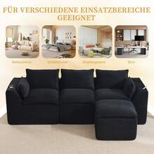 Sofas & Couches - Black - View 6