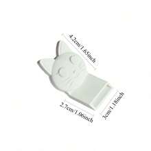 2/1pc Cute Cat-Shaped Can Opener, Multi-Functional Nail Protection Design, Fits Pet Food Cans And Beverages, Kitchen Essential, Suitable For Convenient Back To School, Outdoor Camping, Practical Holiday Must-Have, Ideal Gift For Women, Cute Pink Kitchen Accessory, Joyful Christmas Scene - View 2