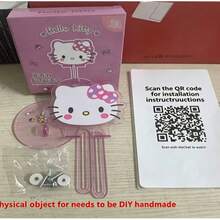SANRIO New Hello Kitty Phone Stand, Slouchy Multi-Function DIY Adjustable Desktop Support Stand, Suitable For Watching TV Programs, Perfect Birthday And Christmas Gift (Only Applicable To Phone Stand) - A - View 12