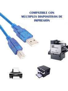 5m USB 2.0 Type A To B Printer Cable Compatible With Printers, Scanners, And Multifunction Devices - View 7
