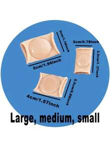 2pcs Double Elastic Fiber Gel Toe Protector, 3 Sizes Available, Anti Friction Buffer Sheath, Suitable For Foot Care, Daily Use And Activities - Multicolor - View 8