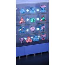 Versatile Geometric Magnetic Magic Cube, 3D Puzzle Cube, Geometric Puzzle, Thanksgiving, Christmas Gift, Classic Stress Relief Infinite Reversible, Multiple Colors Available. - Multicolor - View 7