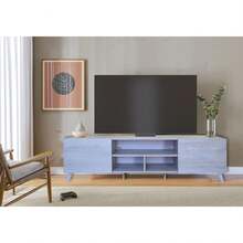 Television Stands & Entertainment Centers - Light Grey - View 3