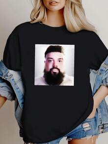 Women T-Shirts - 黑色 - 查看 1