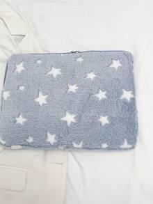 Solid Color Floral Minimalist Luxury Multi-Size Laptop Tablet Storage Bag Computer Case - Baby Blue - View 7