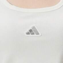 Adidas Dance Bra, Slim Fit Camisole, Women's Sports Casual Vest - White - View 6