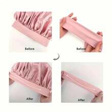 1pc Adjustable Bow Hair Cap, Suitable For Curly, Braided Or Natural Hairstyles, Essential For Nighttime Hair Care, Soft And Snug Fit, High-Quality Bathroom Accessory - Multi-color 2 - View 6