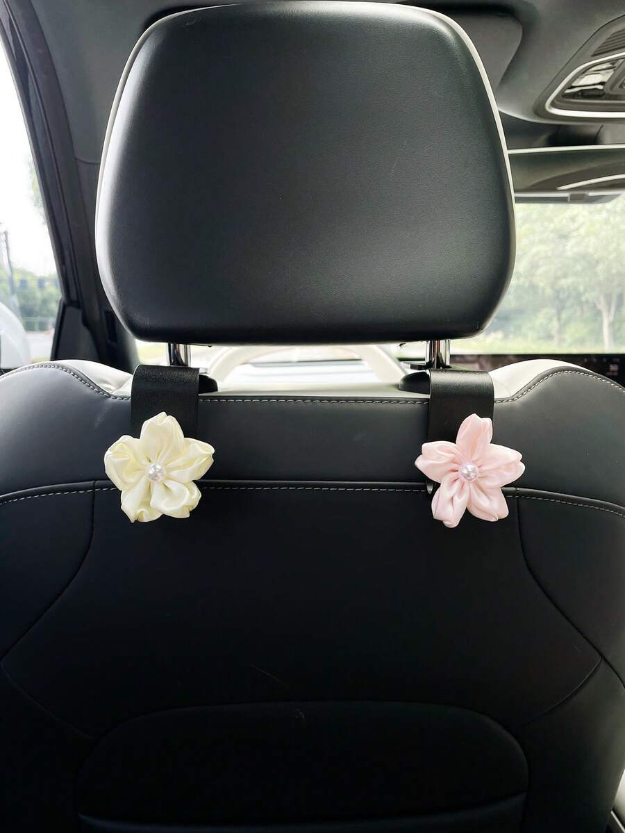 Creative Cherry Blossom Car Hook, Creative Car Seat Back Storage Hook, Car Interior Storage Organizer Hook - A - View 1