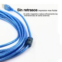 2.7m USB 2.0 Type A To B Printer Cable Compatible With Printers, Scanners, And Multifunction Devices - View 6